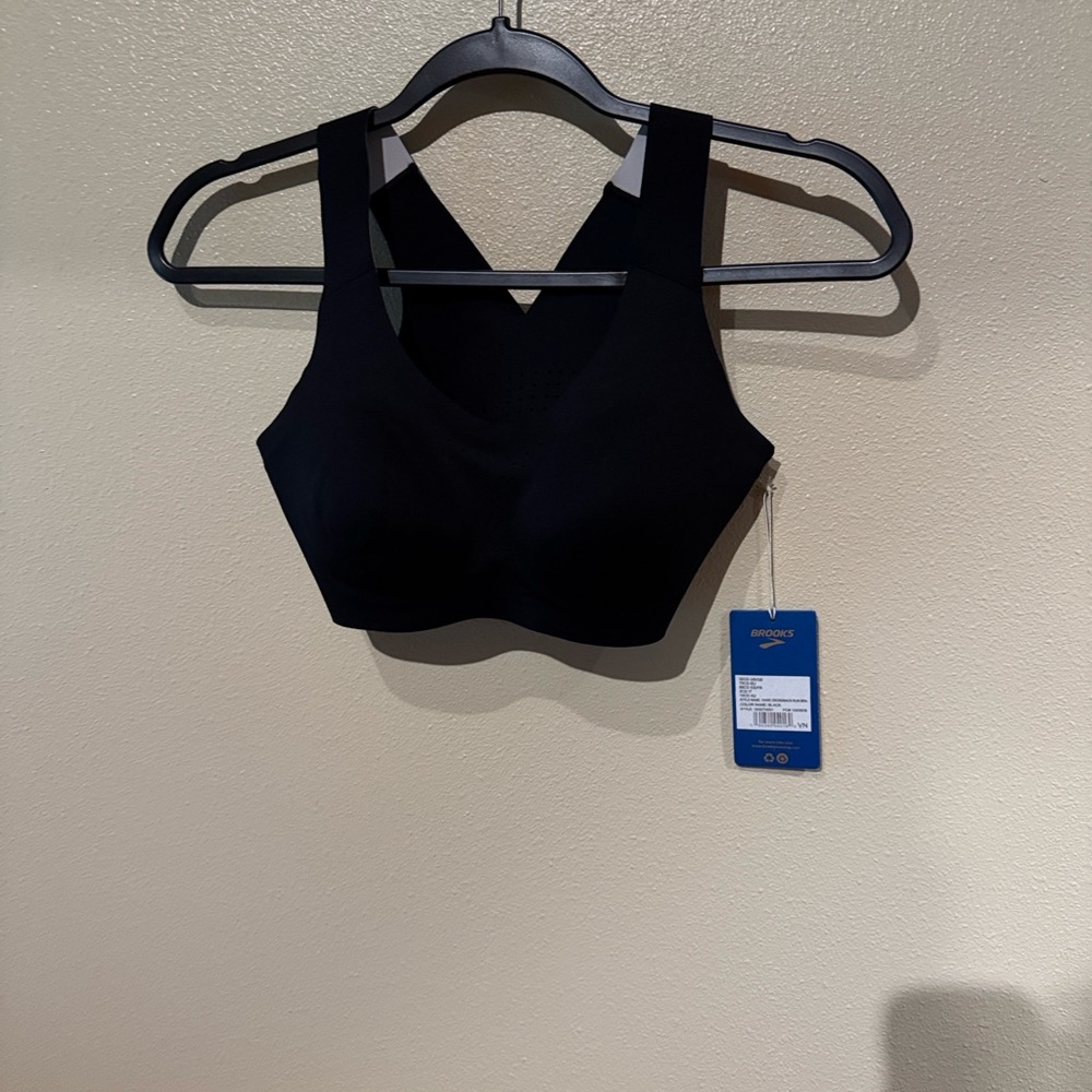 Brooks 32C/D Hold Me In Dare Crossback Run Bra - Picture 6 of 6